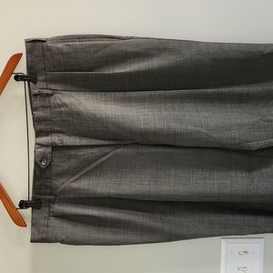 Gray Nailhead Jos. A. Bank 100% Wool Gordon Dress Pants sz 43 Regular pleated 41